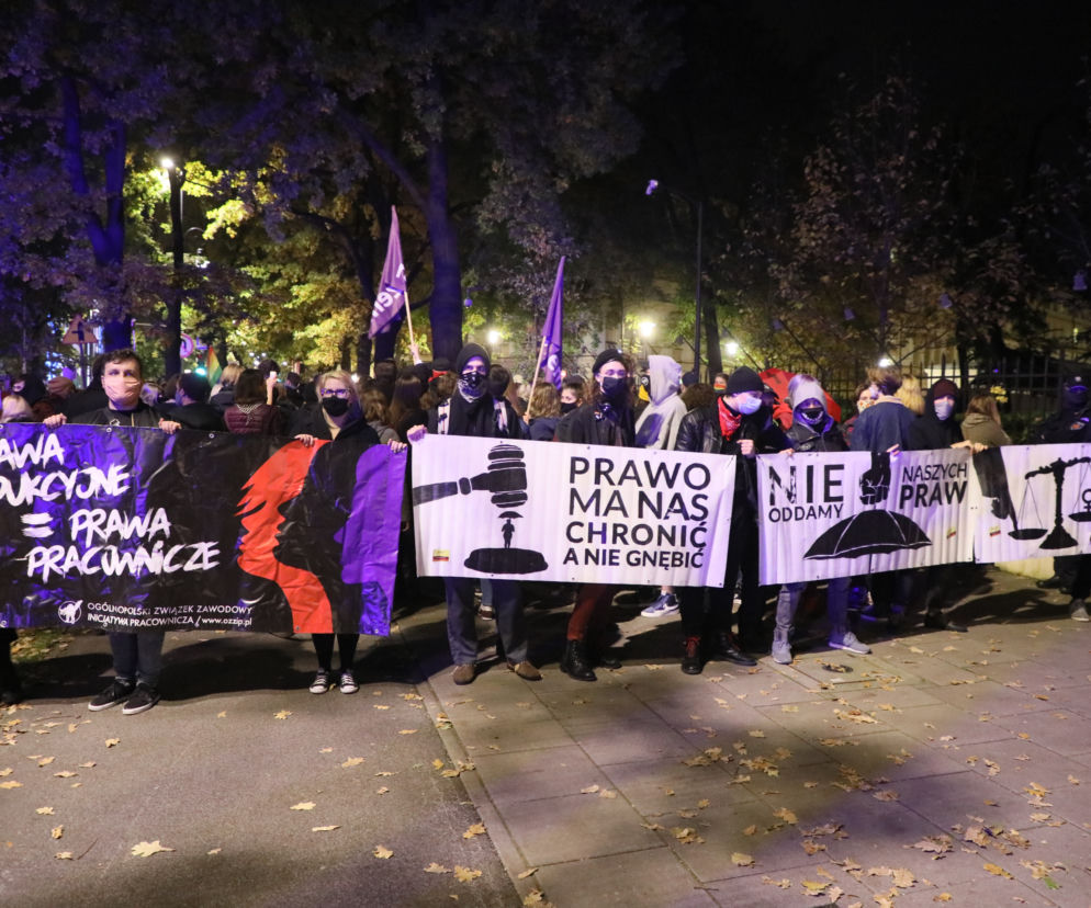 Protest kobiet w Warszawie