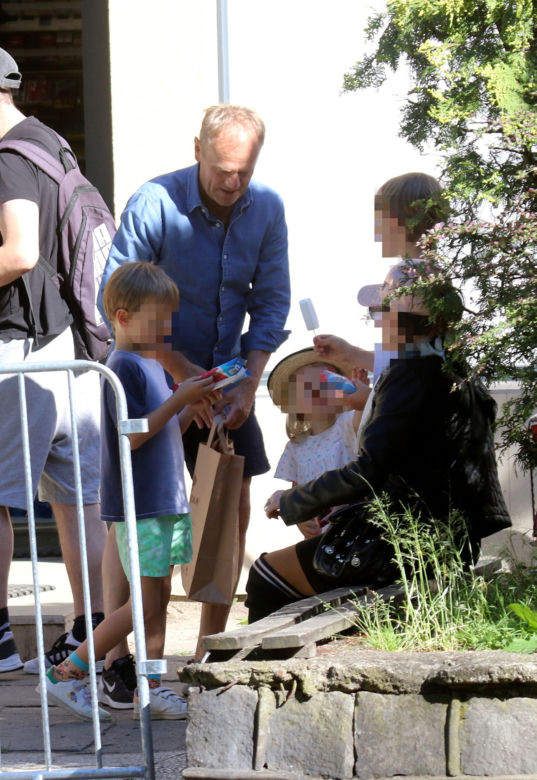 Donald Tusk zabrał wnuki na lody