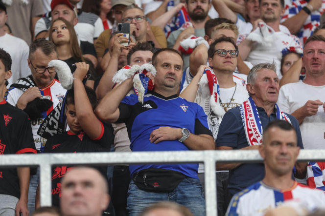 Górnik Zabrze - AS Monaco: Zdjęcia kibiców i zawodników z meczu eliminacji Ligi Konferencji