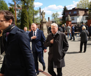 Politycy na pogrzebie Łukasza Litewki
