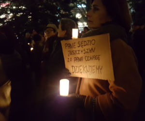 Zbigniew Ziobro zdegradował sędziego. W Olsztynie odbył się więc poparcia