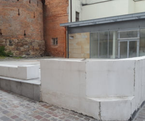 Tak obecnie wygląda skwer przy Baszcie na ulicy Wałowej w Tarnowie