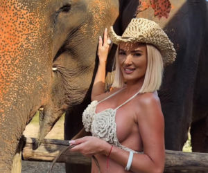 Gwiazdy witają nowy rok w bikini