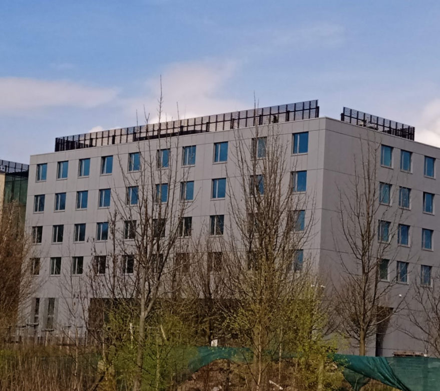 Nowy akademik na Morasku na ukończeniu
