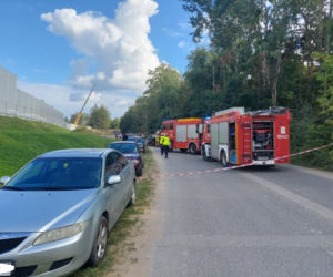 Wypadek na terenie SSE Starachowice