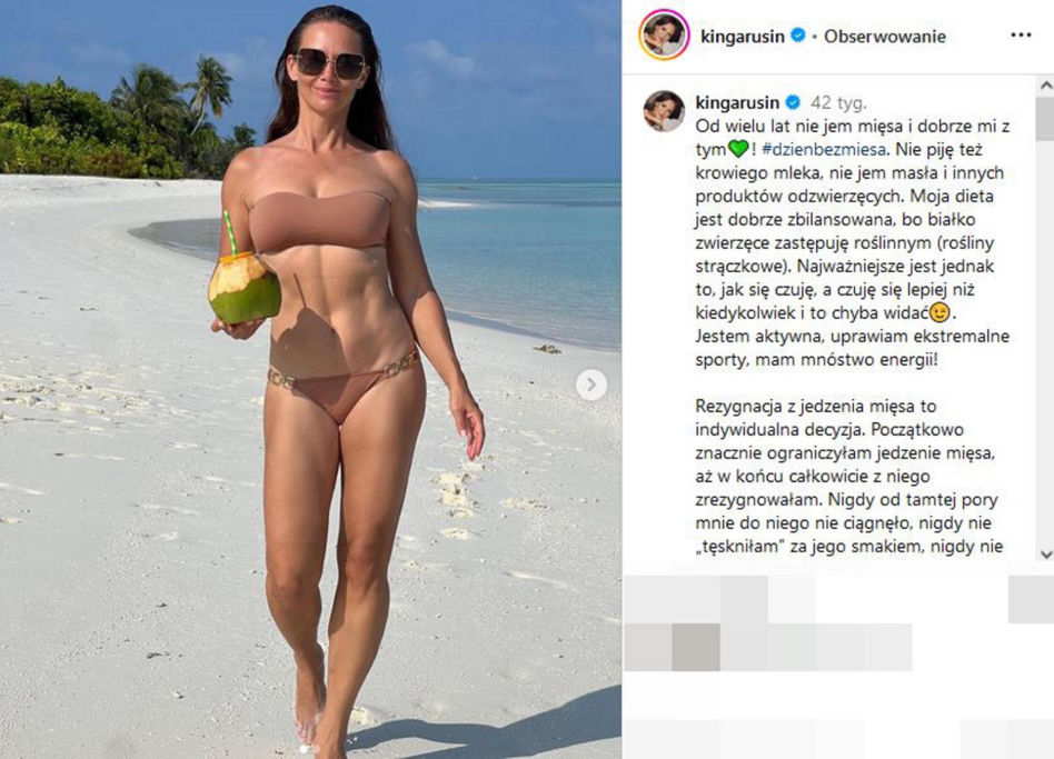 Kinga Rusin w bikini