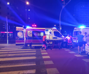 Potworny wypadek na warszawskim Gocławiu
