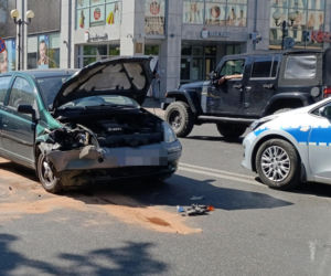 Wypadek samochodowy w Siedlcach
