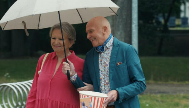 Barwy szczęścia, odcinek 3290. Basia (Sławomira Łozińska), Tolek (Marek Siudym)