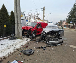 Wypadek u zbiegu ulic Miodowej i Smugowej