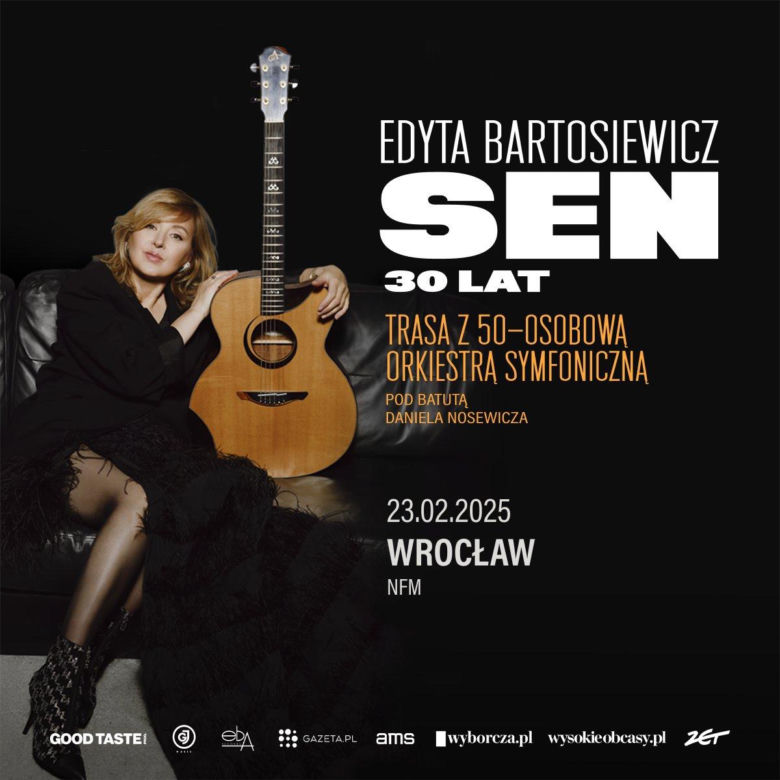 Edyta Bartosiewicz, 23 lutego, godz. 19:00, Narodowe Forum Muzyki 