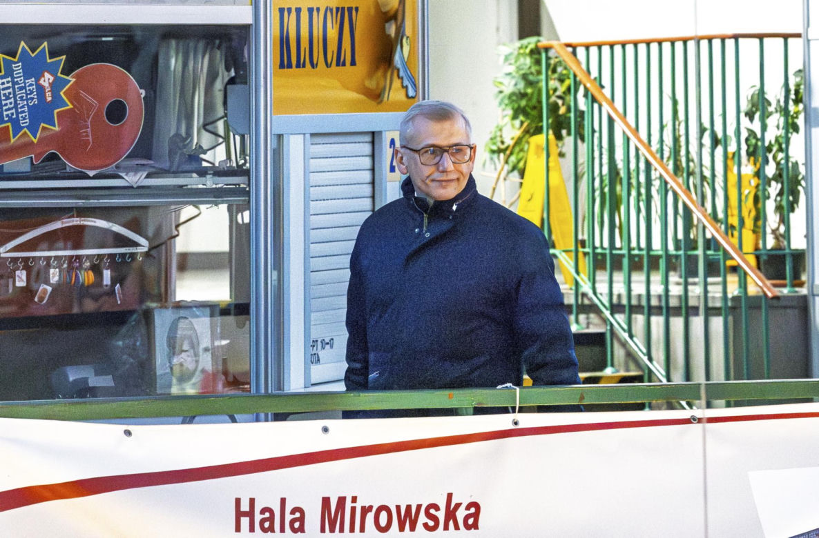 Senator Krzysztof Kwiatkowski na zakupach