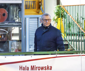 Senator Krzysztof Kwiatkowski na zakupach