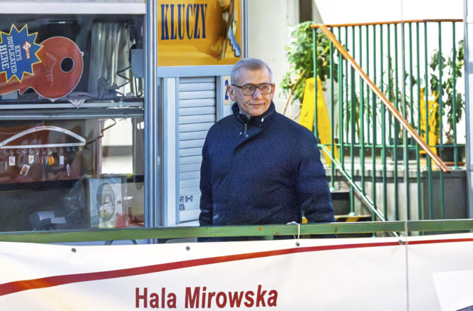 Senator Krzysztof Kwiatkowski na zakupach