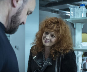 Kod genetyczny odc. 1. Tomasz Skowroński (Adam Woronowicz), Iza Berger (Karolina Gruszka)