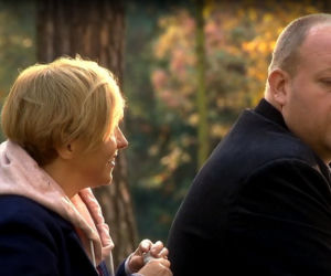 Barwy szczęścia, odc. 2221. Sabina (Barbara Kurzaj), Andrzej Tomala (Bartłomiej Nowosielski)