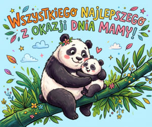 Kartka z życzeniami na Dzień Mamy
