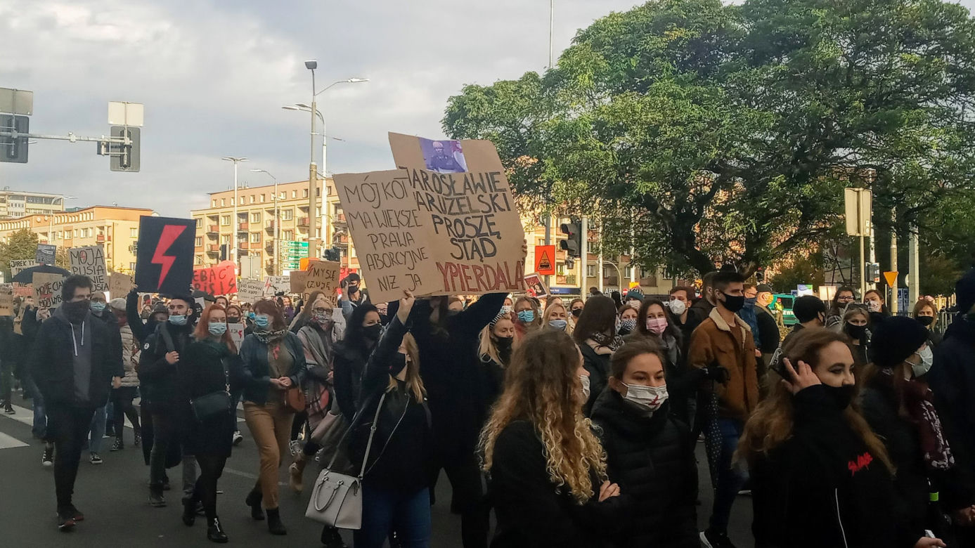 Protest kobiet w Szczecinie - 28.10.2020