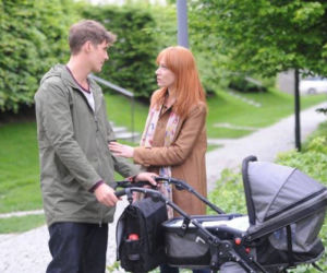 M jak miłość. Agnieszka (Magdalena Walach), Marcin (Mikołaj Roznerski)