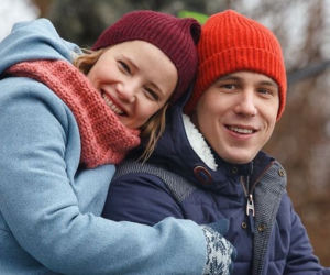 O mnie się nie martw 4 sezon. Iga (Joanna Kulig), Marcin (Stefan Pawłowski)