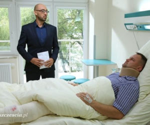 Barwy szczęścia odc. 1402. Wojciech Florczak (Dawid Zawadzki), Radosław (Piotr Miazga)