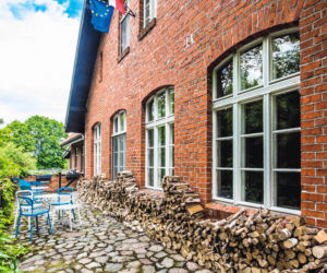 Dom w poniemieckiej szkole na Mazurach