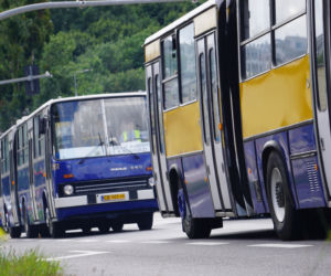 Zlot zabytkowych autobusów 2021 w Bydgoszczy