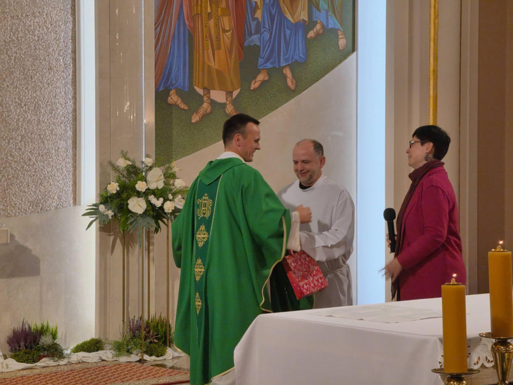 Pożegnanie księdza