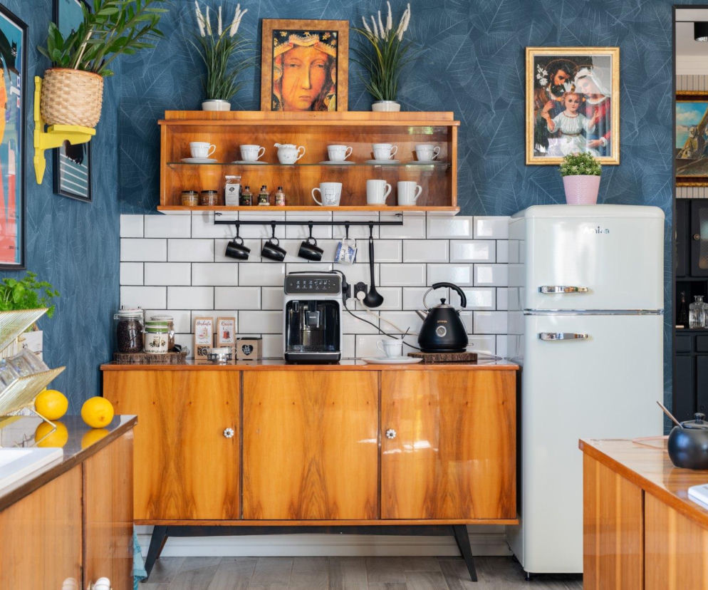 Dom Magdy i Łukasza pod Łodzią – nie tylko kącik kawowy 