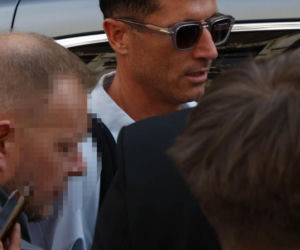 Robert Lewandowski na zgrupowaniu kadry we Wrocławiu