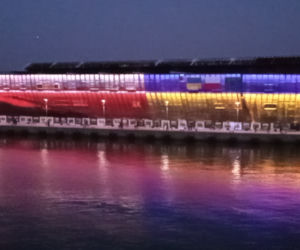 Iluminacja Morskiego Centrum Nauki w Szczecinie