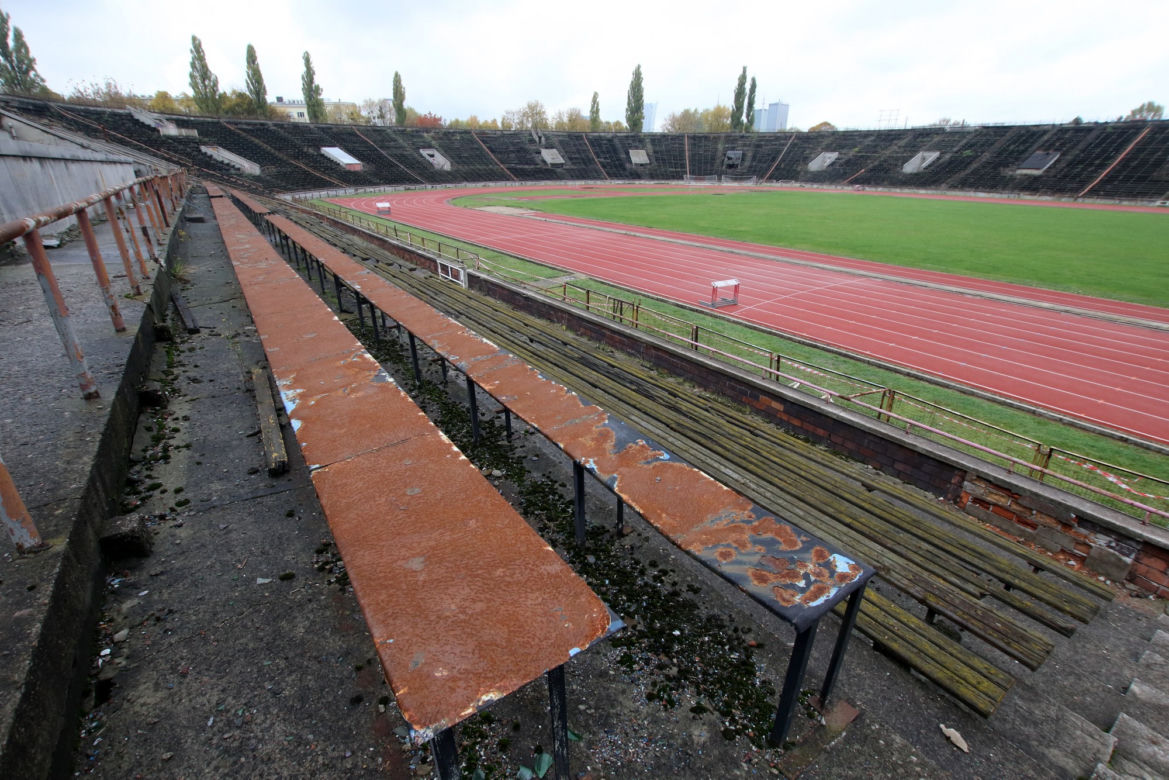 Stadion Skry tak dziś wygląda. To ruina