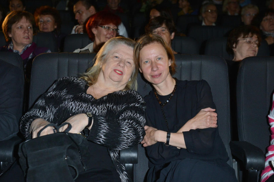 Stanisława Celińska z rodziną 
