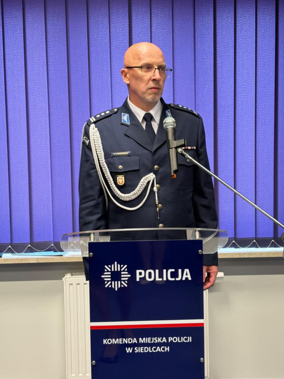 Nowy szef KMP w Siedlcach już na stanowisku