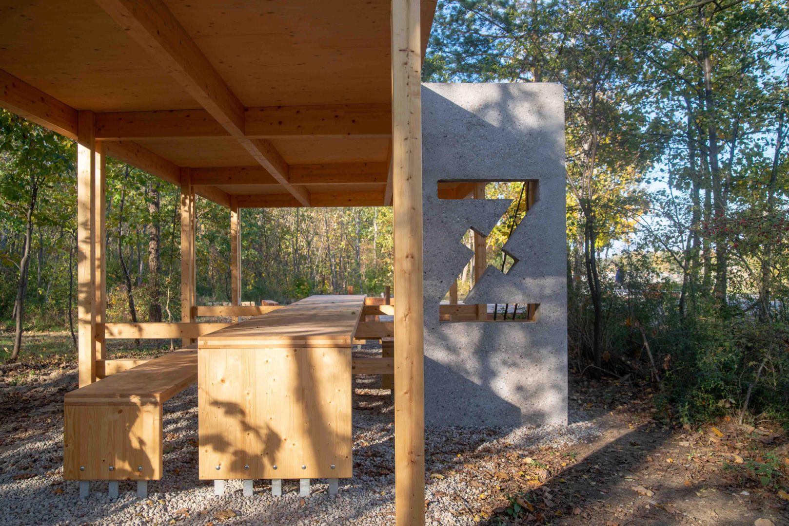 Park Żerański – altany i miejsca na ogniska