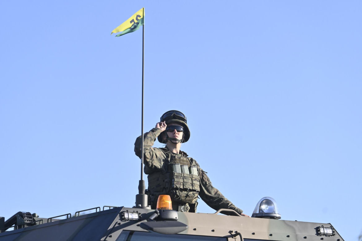 Próba generalna defilady wojskowej w Warszawie
