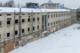 Ruiny fabryki przy Okopowej 78 w Warszawie