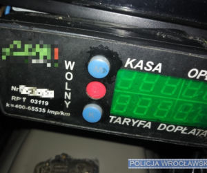 Fałszywy taksówkarz woził pasażerów po Wrocławiu