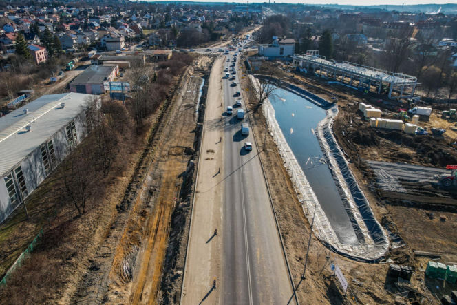 Przebudowa DK94 w Olkuszu - marzec 2026