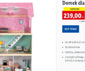 Domek dla lalek  w cenie 239 zł/ 1 zestaw