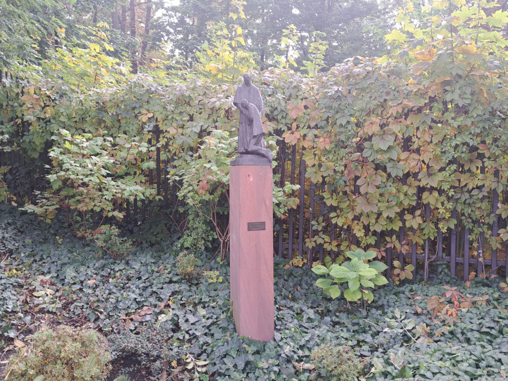 Ogród za kościołem św. Józefa w Krakowie