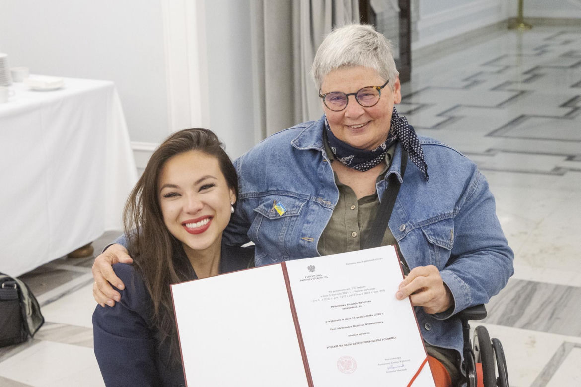 Sławosz Uznański i Aleksandra K. Wiśniewska 