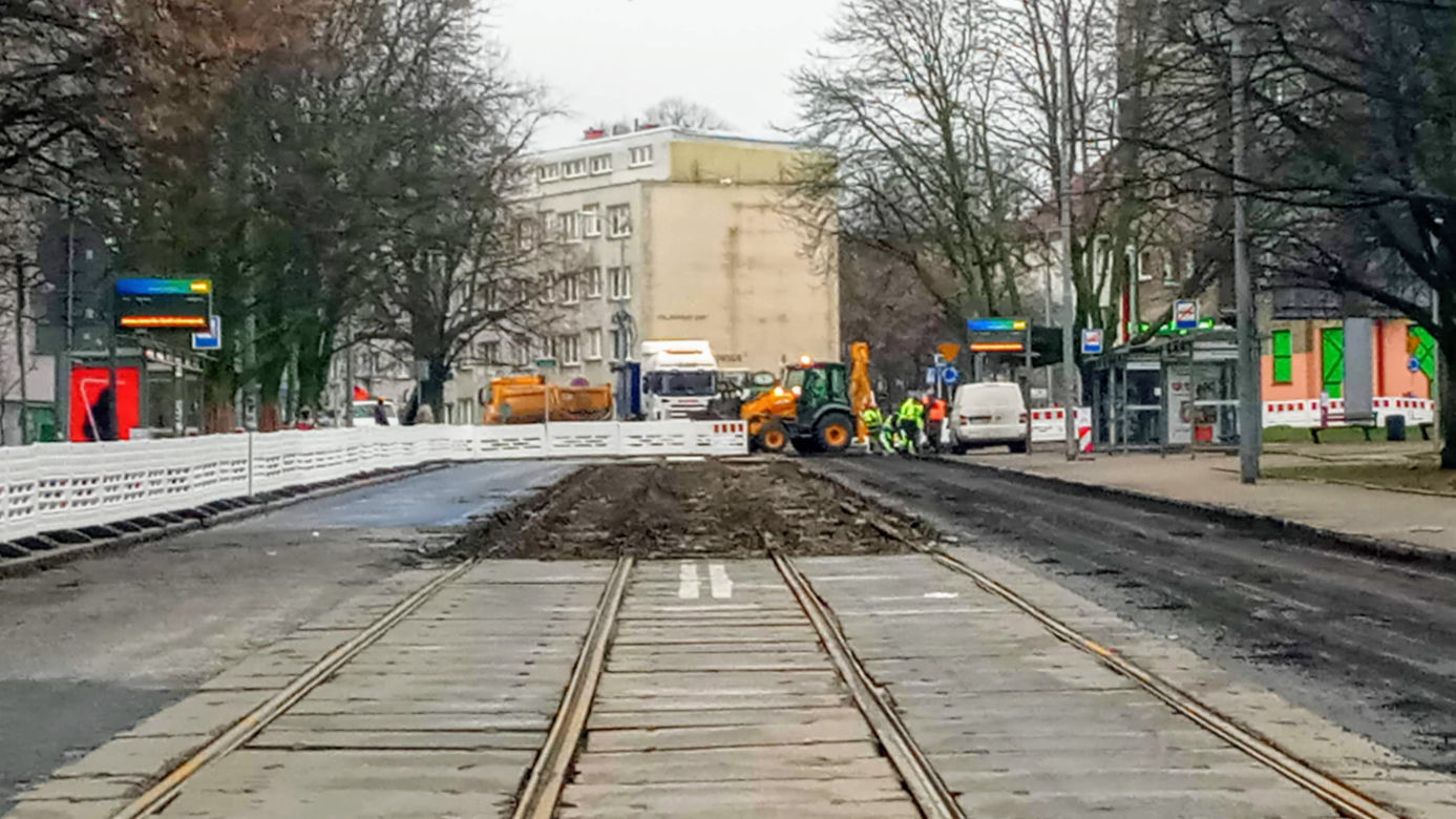Ruszyła przebudowa torowisk na Niebuszewie