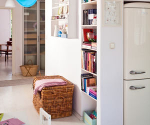 Salon i kuchnia po skandynawsku: styl retro plus nowoczesne meble