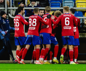 Arka Gdynia - Raków Częstochowa, zdjęcia kibiców i piłkarzy z meczu 17. kolejki PKO BP Ekstraklasy