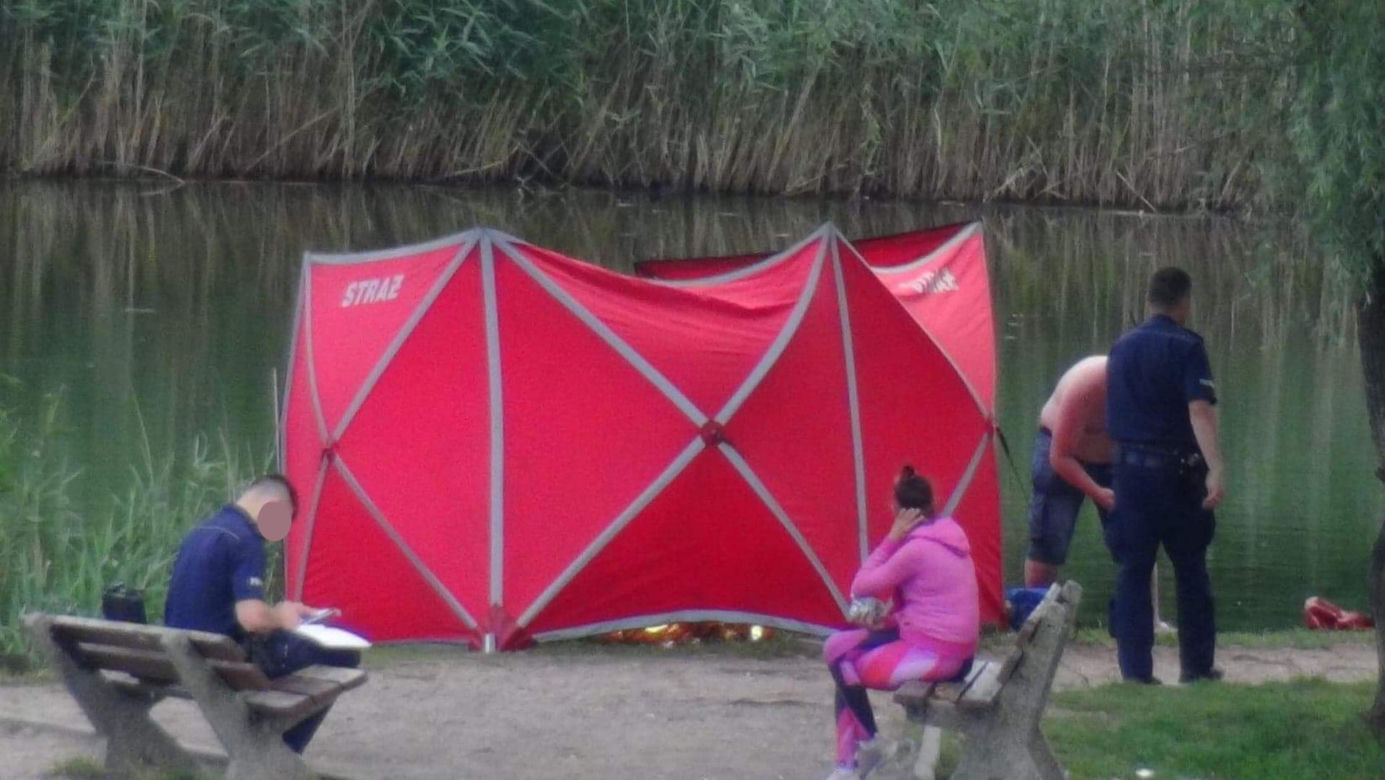 Koszmar na Bemowie w Warszawie. 63-latek wszedł do wody, nie wypłynął. Był reanimowany, nie żyje
