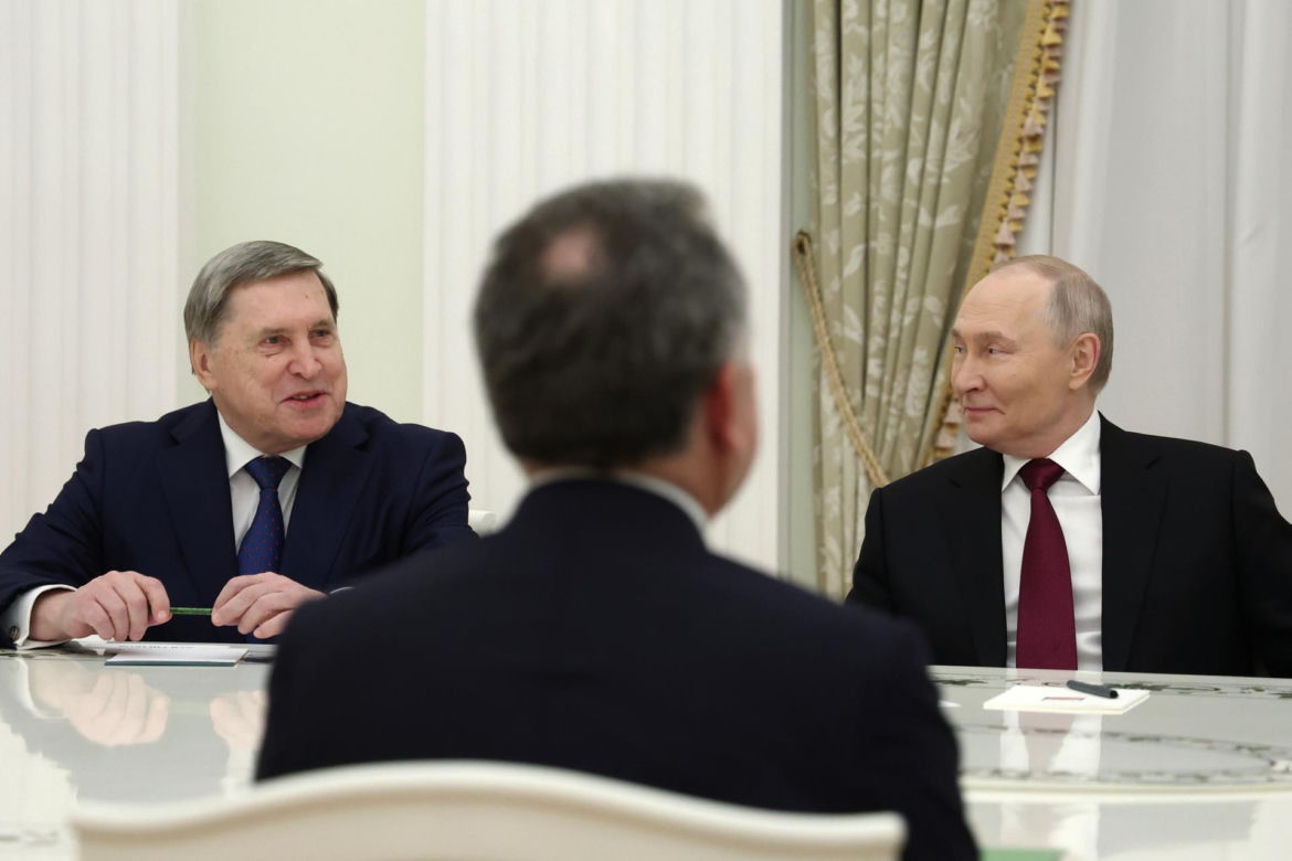 Prezydent Rosji Putin spotyka się ze specjalnym wysłannikiem USA Witkoffem na Kremlu