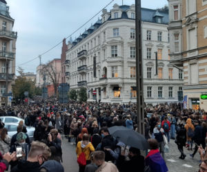 Strajk kobiet w centrum Poznania