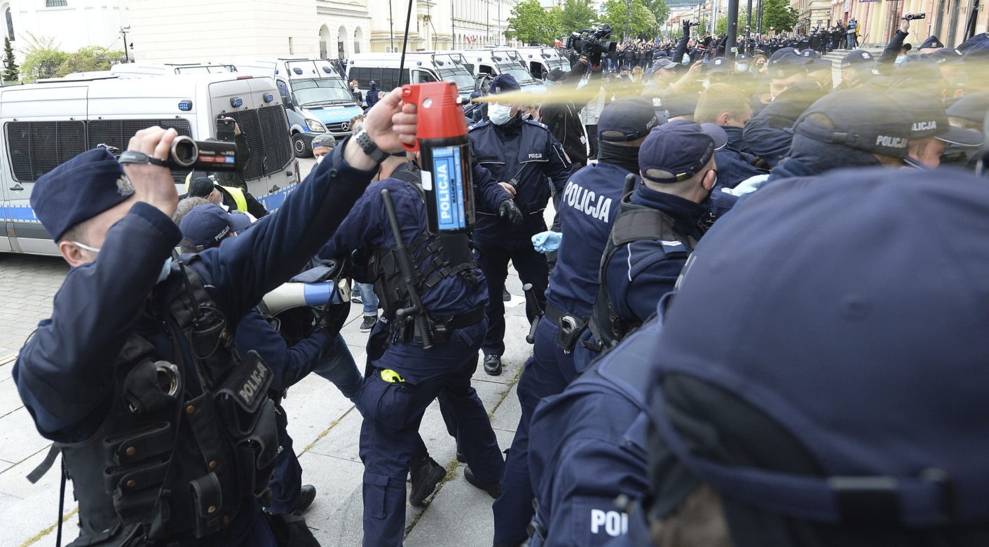 Protest przedsiębiorców w Warszawie