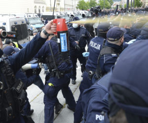 Protest przedsiębiorców w Warszawie